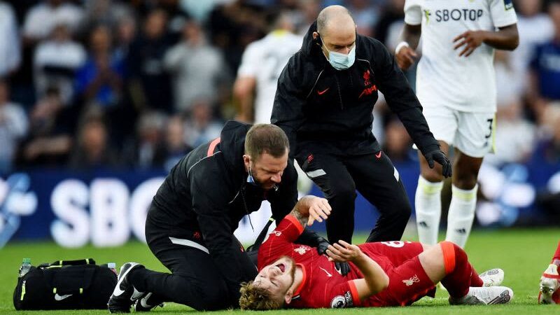 サッカー＝リバプールのエリオットが足首重傷、手術へ