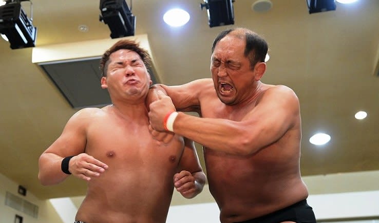 【ガンプロ】大谷晋二郎が“ヤマケンの弟子”岩崎孝樹との熱闘を制す！「ガンプロのメンバーと一緒に一生懸命なプロレスを続けていきたい」
