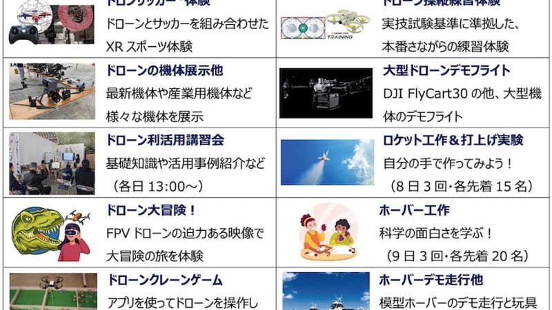 「おおいたドローンフェスティバル2025」を2月8日、9日に開催。FPVドローンも登場