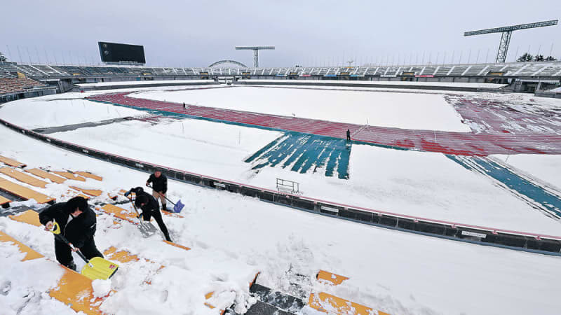 求む！カターレ除雪応援隊　県総で24日、ボランティア募集　3月2日ホーム開幕戦に向け