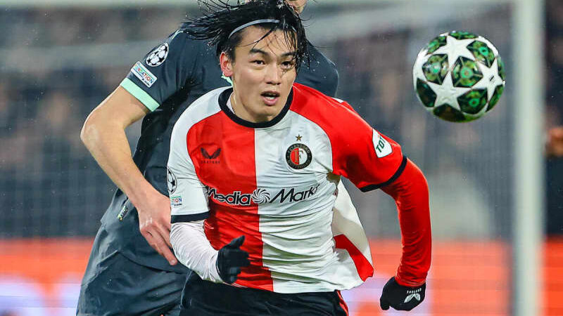 負傷離脱していた上田綺世、ファン・ペルシ新監督と臨むCLインテル戦で復帰か
