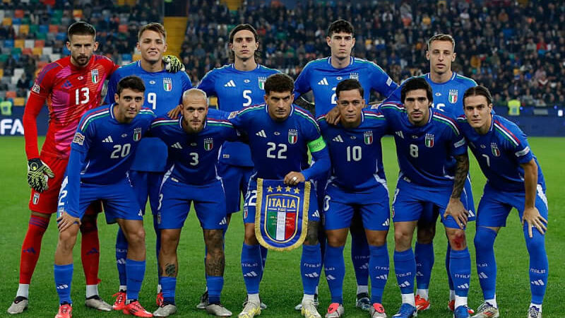 イタリア代表がドイツ代表との準々決勝に臨む25名を発表！FWポリターノが1年半ぶりの復帰、DFルッジェーリら2名を初招集【UNL】
