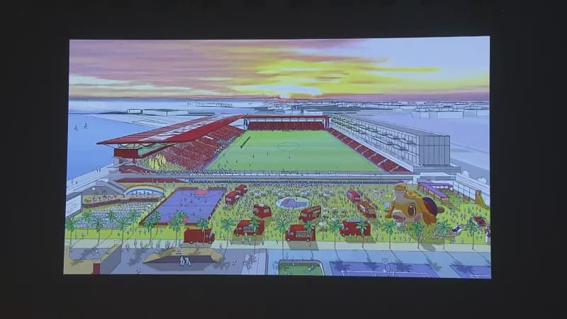 いわきFC、新スタジアム候補地はいわき市小名浜　1万人収容、31年完成目指す【J2】