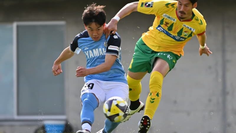 ジュビロ磐田リーグ戦3連勝 ルーキー角昂志郎が決勝弾 首位千葉に1-0【J2リーグ第7節速報】
