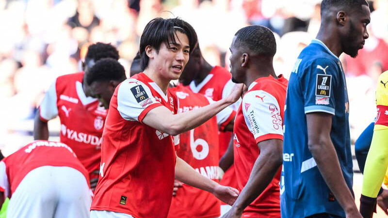 「決定力が魅力的すぎ」「リーグ戦２桁もいける」中村敬斗が圧巻の決定力でリーグ戦9点目！ 伊東純也の守備からアシストも記録し16戦ぶり勝利に貢献「やっと勝てた！」