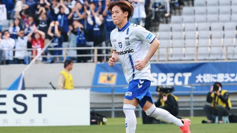 G大阪のFW満田誠が交通事故、駐車中の自動車と接触…ケガなし