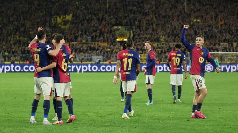 バルサが6季ぶりCL準決勝進出！　ドルトムントはギラシがハットトリックも反撃及ばず